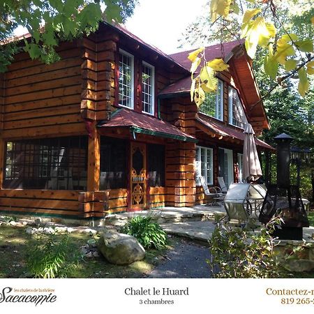 Chalets De La Riviere Sacacomie Villa Saint-Alexis-des-Monts Kültér fotó