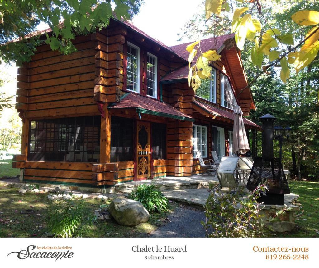 Chalets De La Riviere Sacacomie Villa Saint-Alexis-des-Monts Kültér fotó