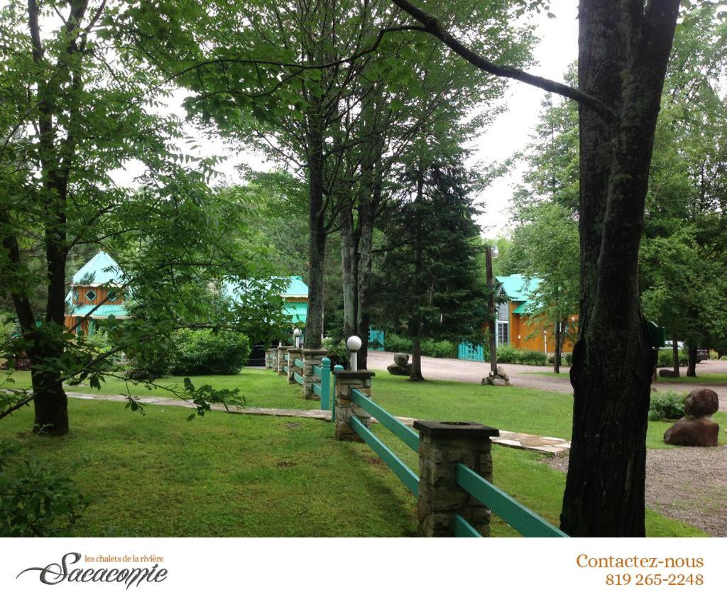 Chalets De La Riviere Sacacomie Villa Saint-Alexis-des-Monts Kültér fotó