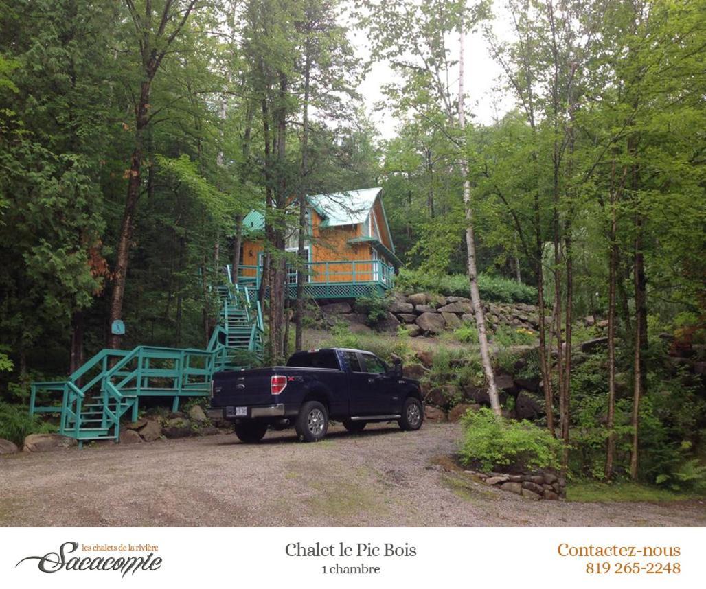 Chalets De La Riviere Sacacomie Villa Saint-Alexis-des-Monts Kültér fotó