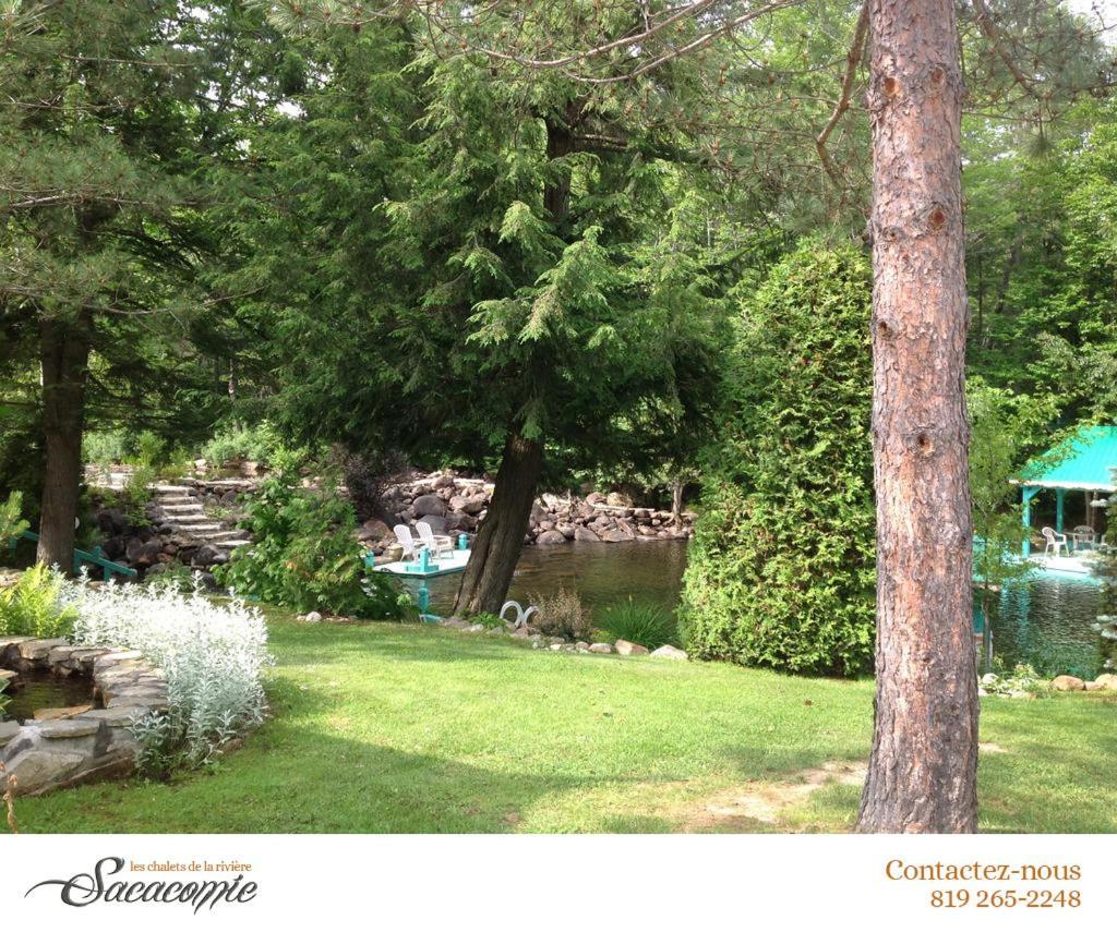 Chalets De La Riviere Sacacomie Villa Saint-Alexis-des-Monts Kültér fotó