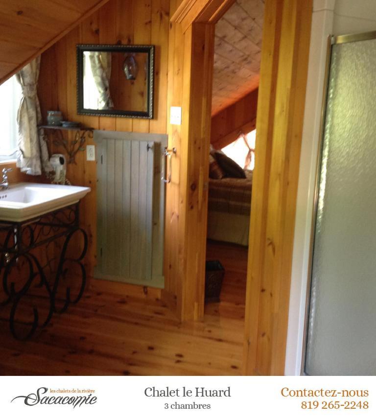 Chalets De La Riviere Sacacomie Villa Saint-Alexis-des-Monts Kültér fotó