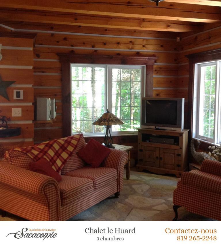 Chalets De La Riviere Sacacomie Villa Saint-Alexis-des-Monts Kültér fotó