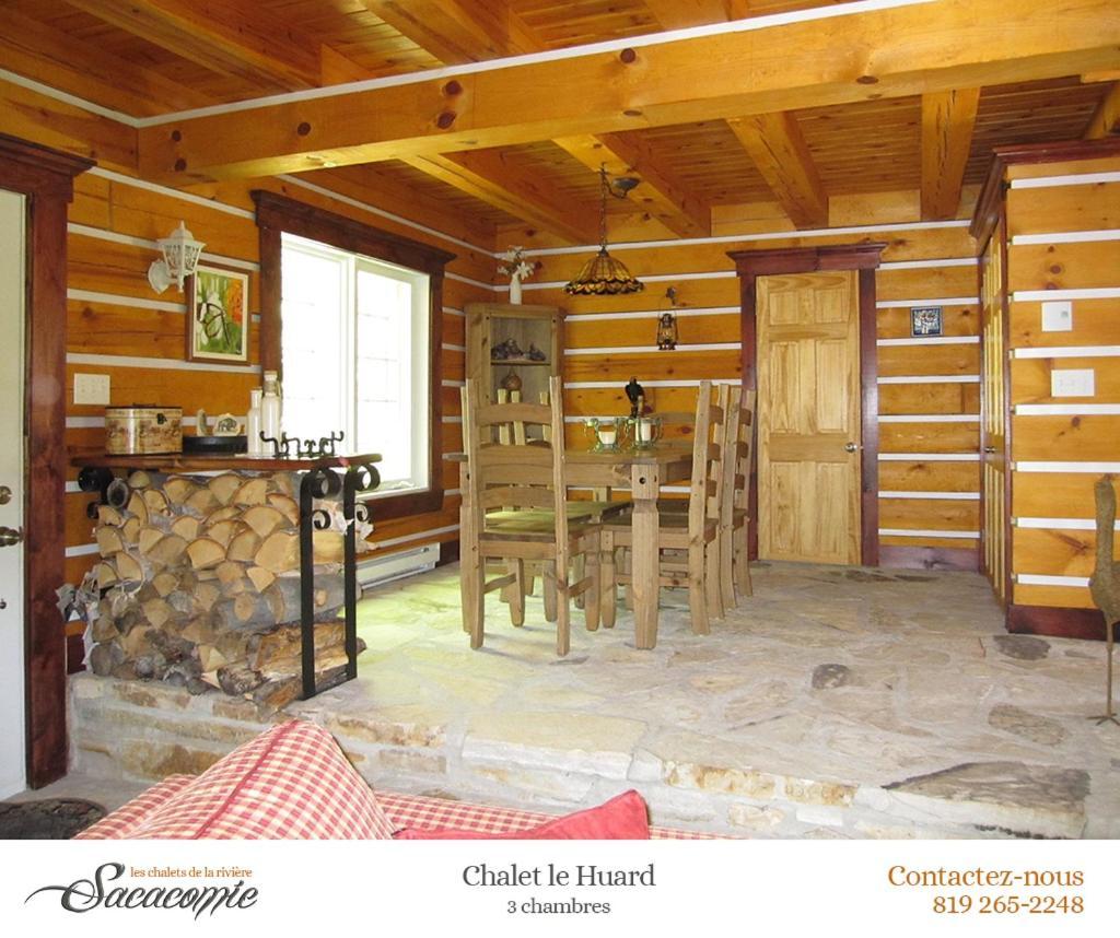 Chalets De La Riviere Sacacomie Villa Saint-Alexis-des-Monts Kültér fotó