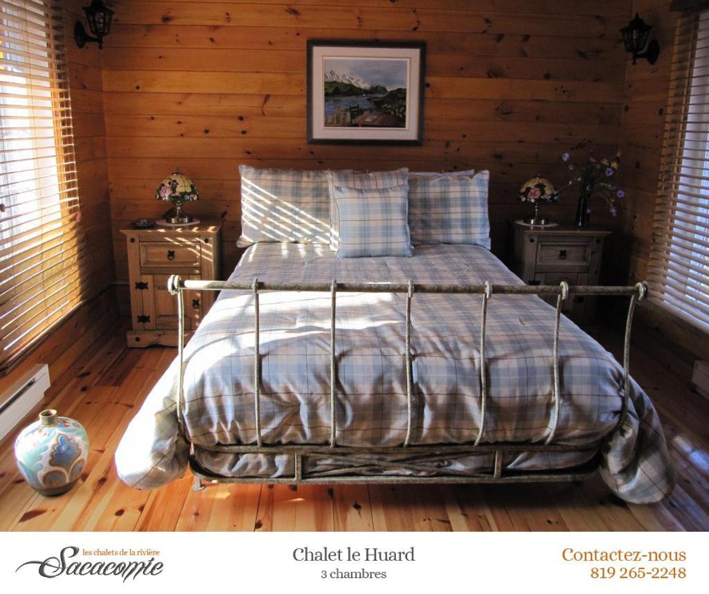 Chalets De La Riviere Sacacomie Villa Saint-Alexis-des-Monts Kültér fotó