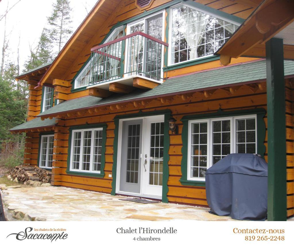 Chalets De La Riviere Sacacomie Villa Saint-Alexis-des-Monts Kültér fotó