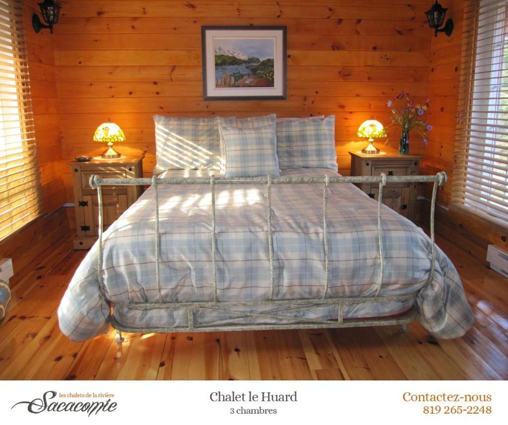 Chalets De La Riviere Sacacomie Villa Saint-Alexis-des-Monts Kültér fotó