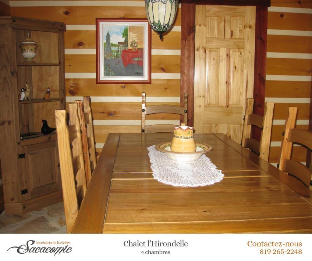 Chalets De La Riviere Sacacomie Villa Saint-Alexis-des-Monts Kültér fotó