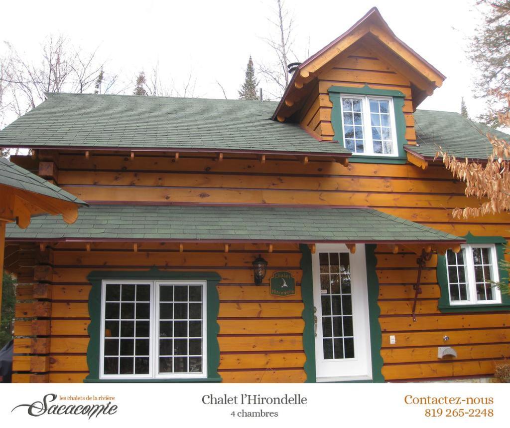 Chalets De La Riviere Sacacomie Villa Saint-Alexis-des-Monts Kültér fotó