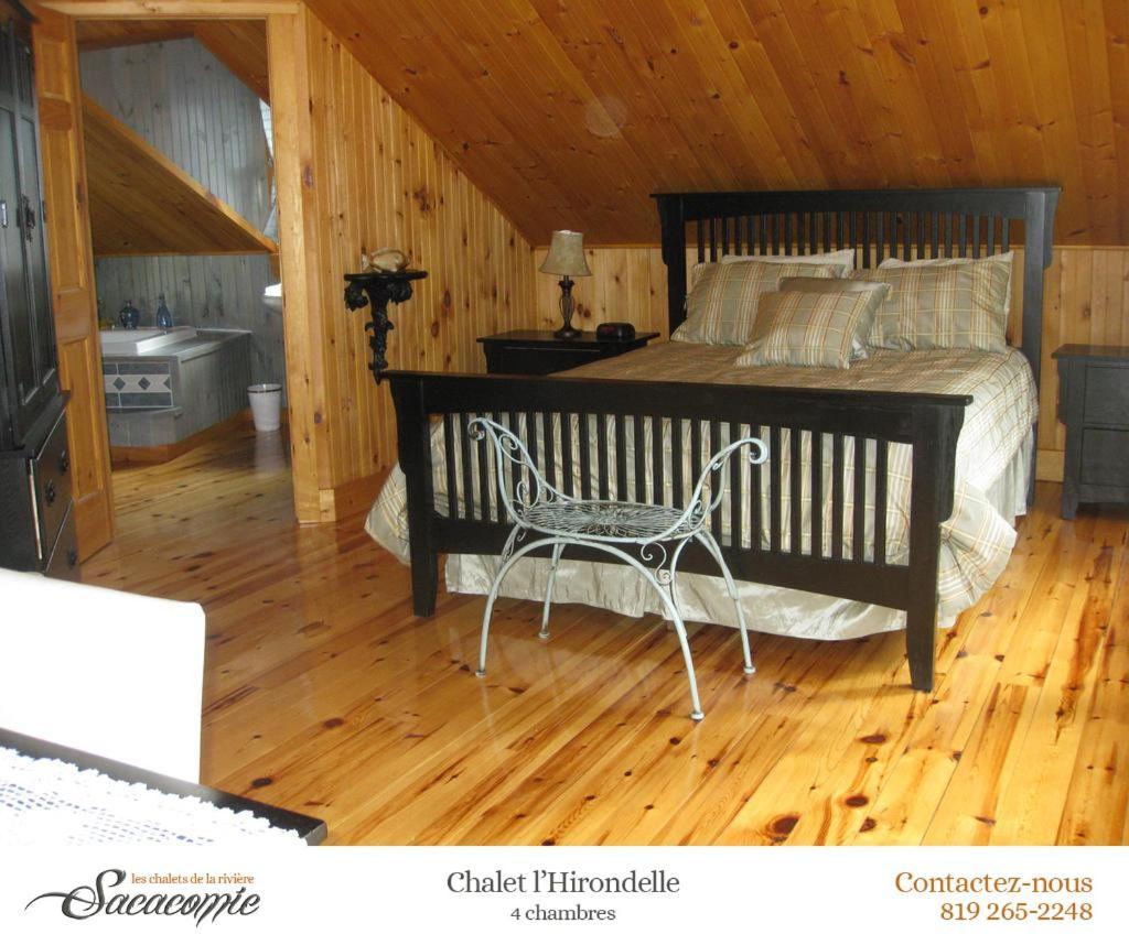 Chalets De La Riviere Sacacomie Villa Saint-Alexis-des-Monts Kültér fotó