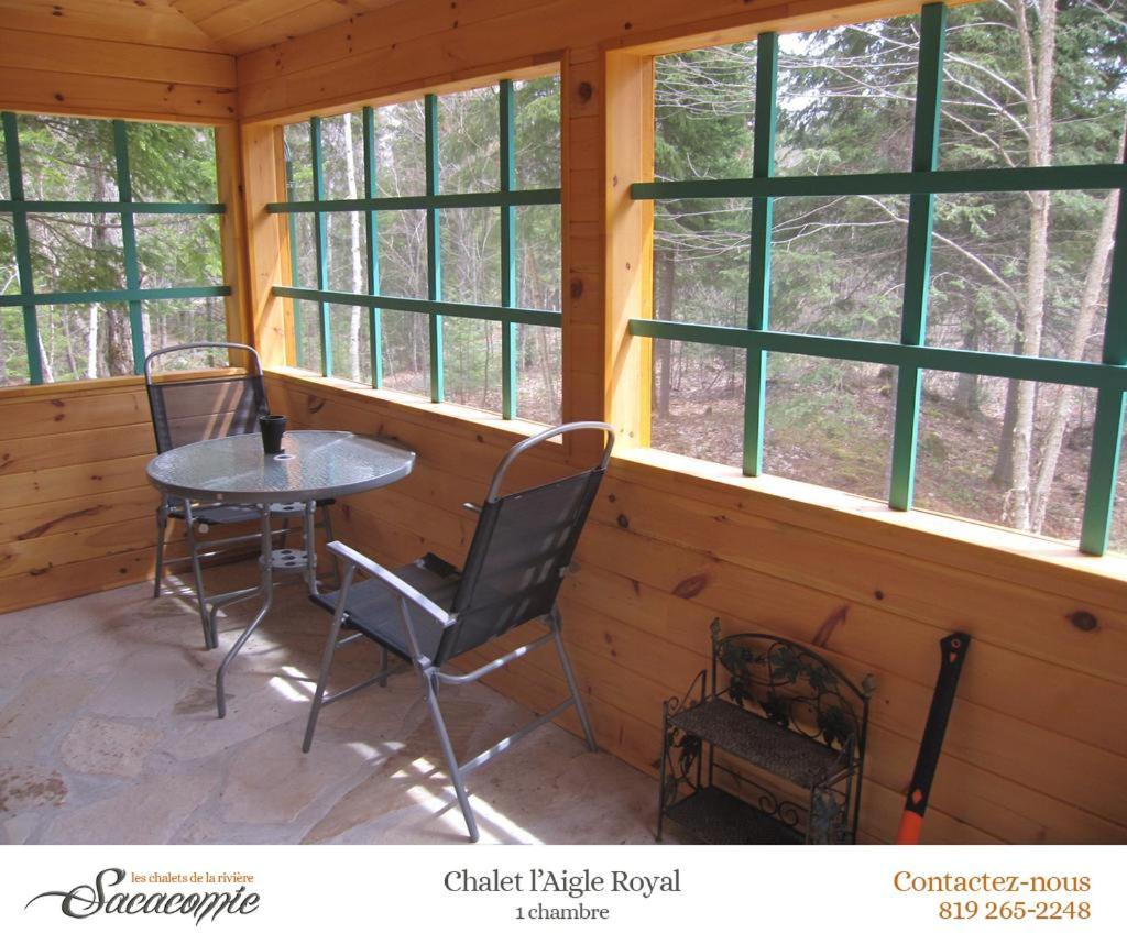 Chalets De La Riviere Sacacomie Villa Saint-Alexis-des-Monts Kültér fotó